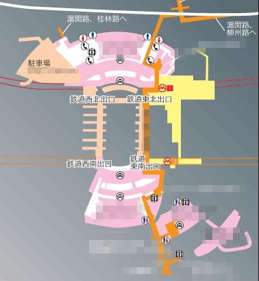 上海南站各出站口指南